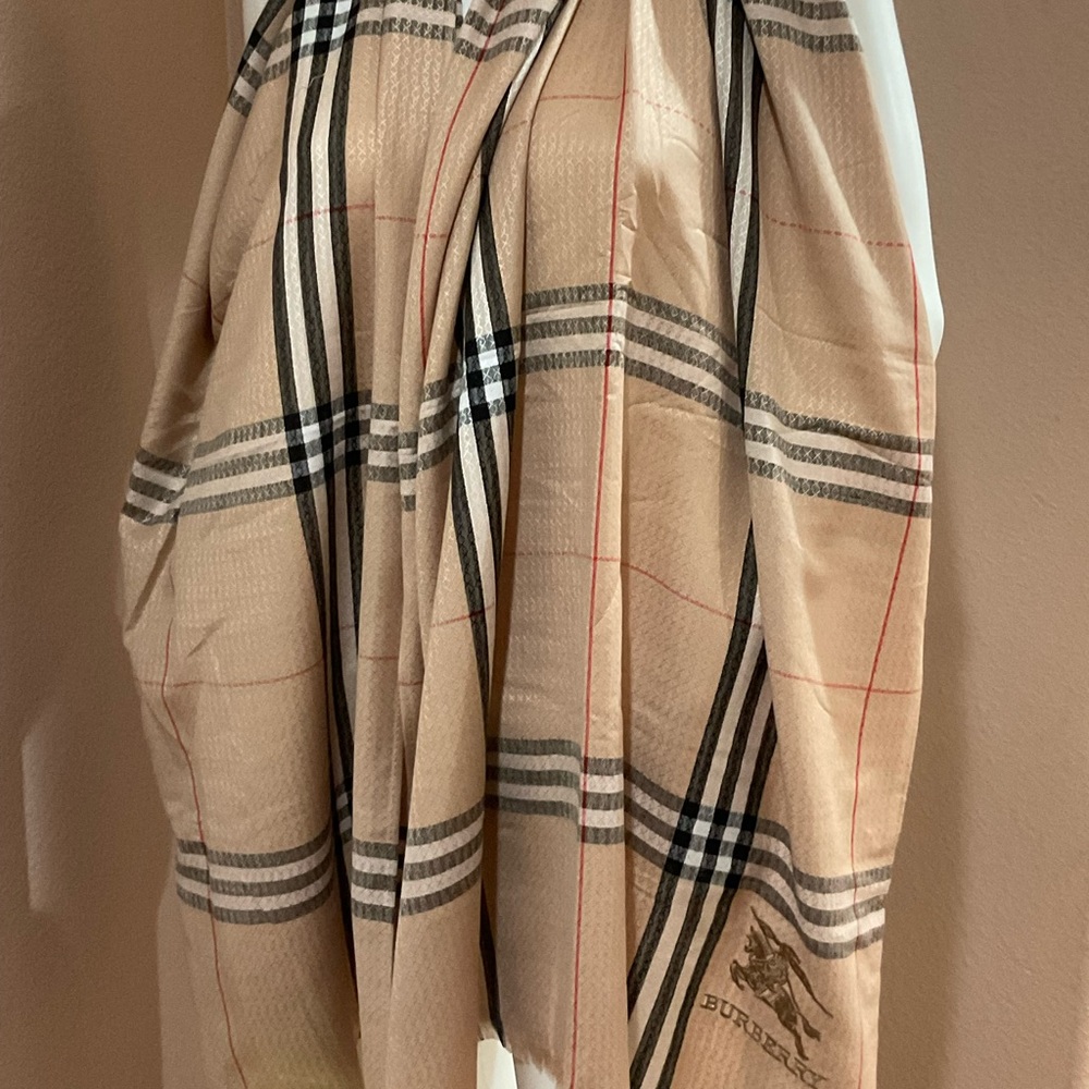 Plaid Long scarves/wraps